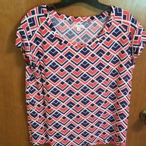 Gap red, white, and blue tee